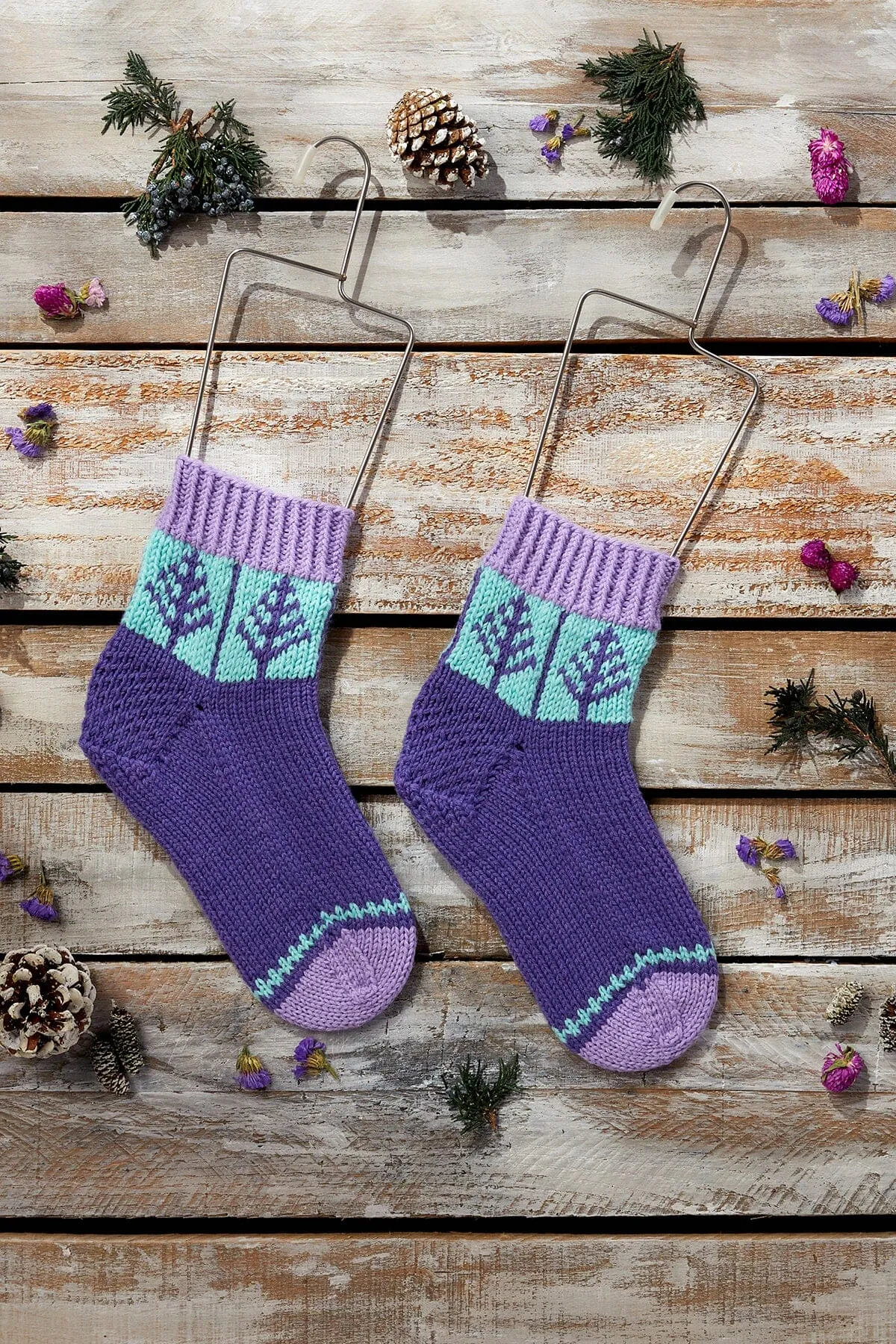 12 Days - 2023 - Blue Spruce Socks