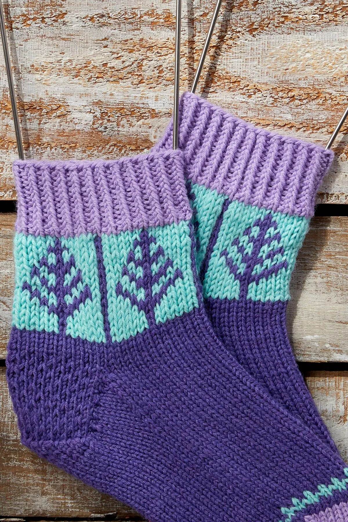 12 Days - 2023 - Blue Spruce Socks