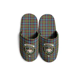 Aikenhead Tartan Home Slippers with Family Crest