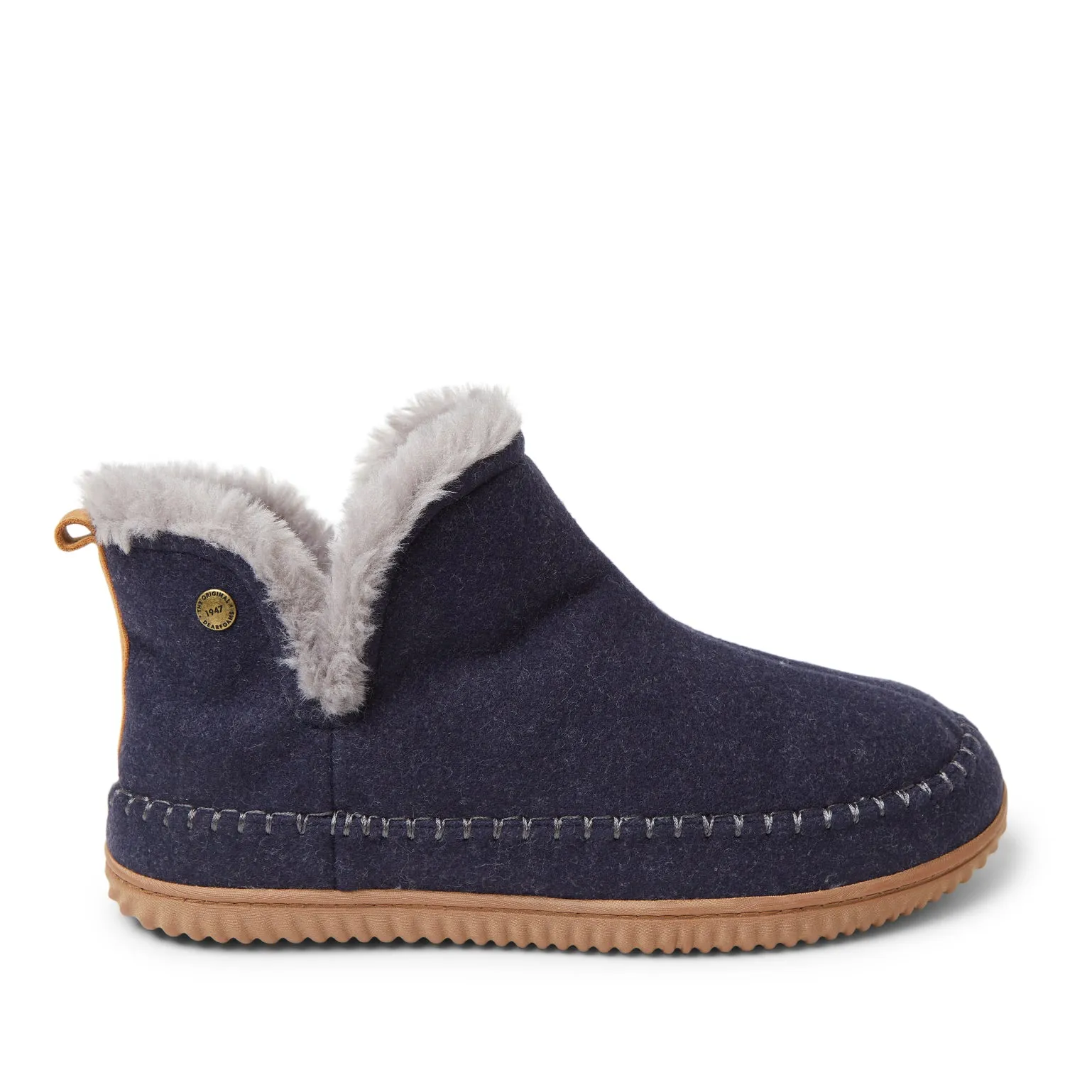 Alpine By Dearfoams Mens Brixen Bootie Slipper