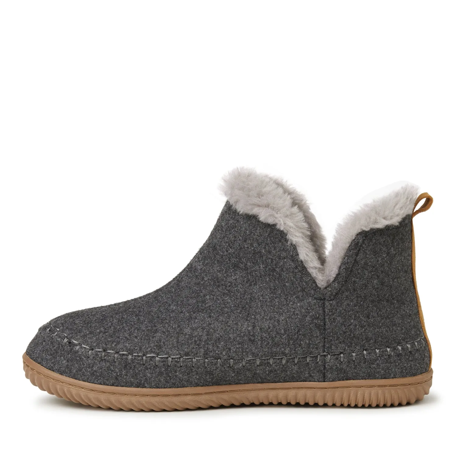 Alpine By Dearfoams Mens Brixen Bootie Slipper