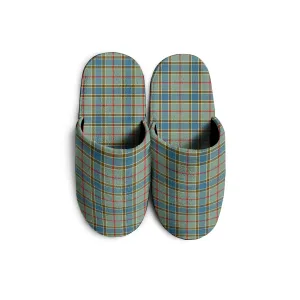 Balfour Blue Tartan Home Slippers