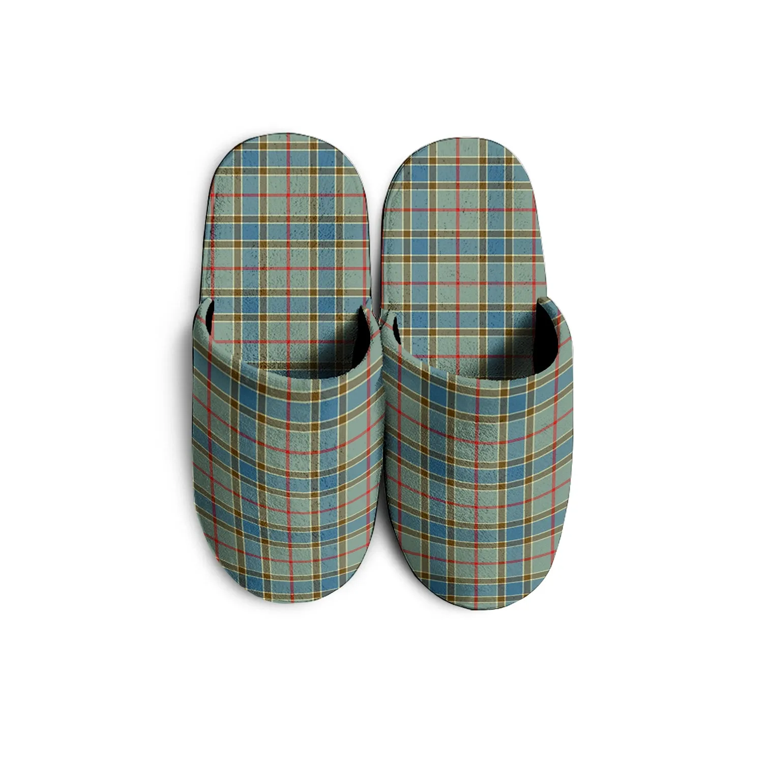 Balfour Blue Tartan Home Slippers