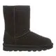 BEARPAW CHILDREN'S ELLE SHORT SUEDE BOOT BLACK