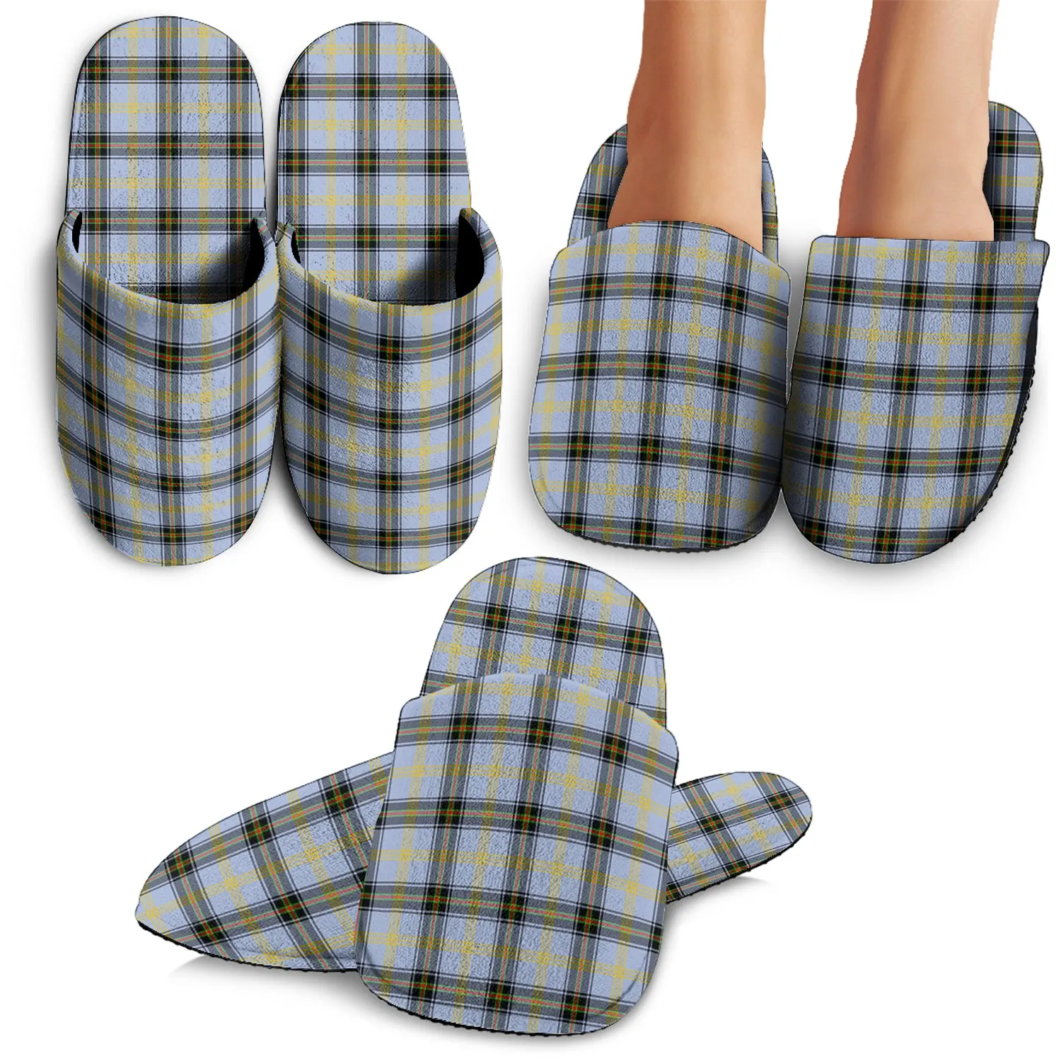 Bell Tartan Home Slippers