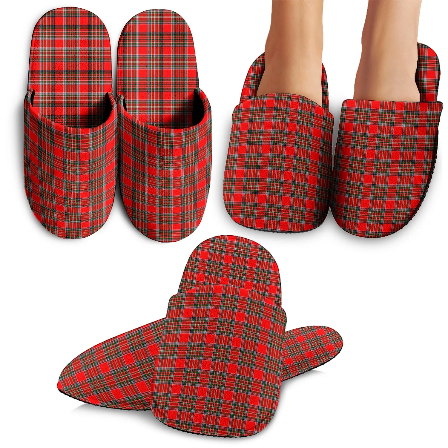 Binning Tartan Home Slippers