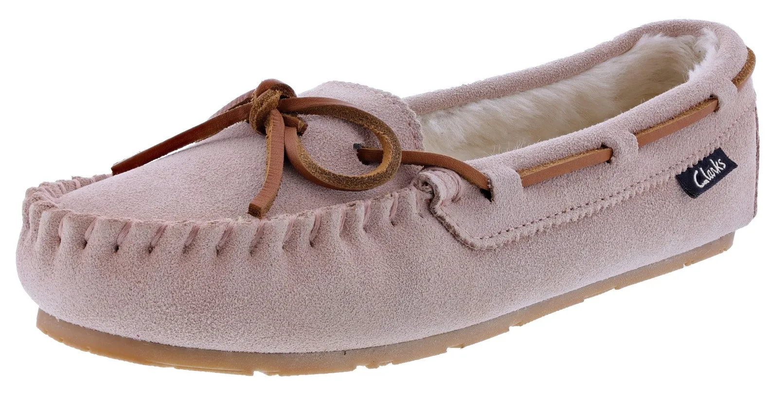 Clarks Women's Moccasin Winter Slippers Nancy