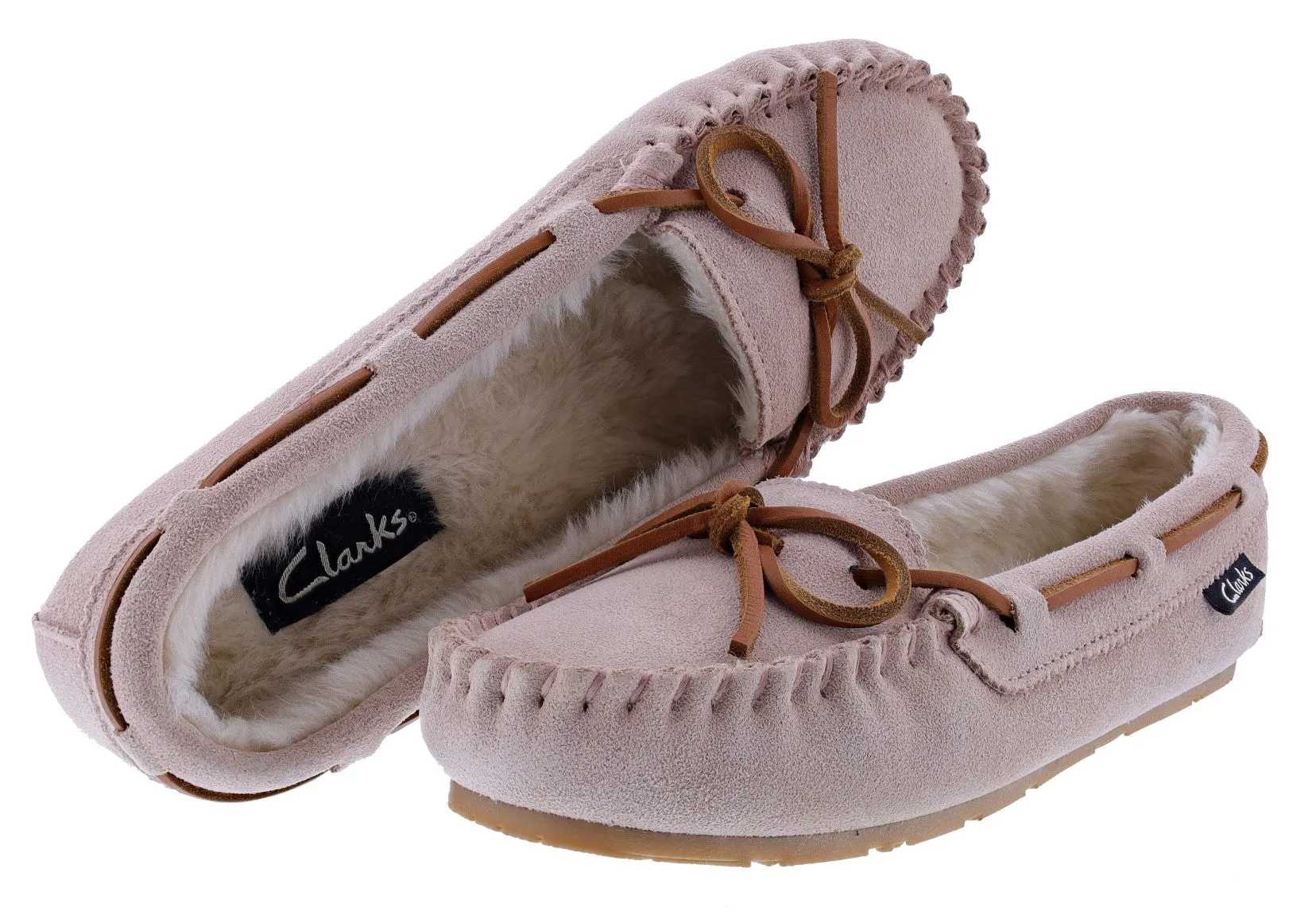 Clarks Women's Moccasin Winter Slippers Nancy