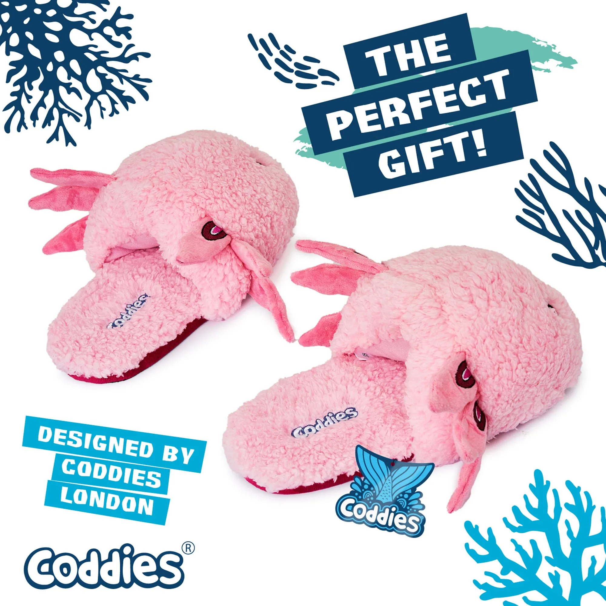 Coddies® Axolotl Slippers