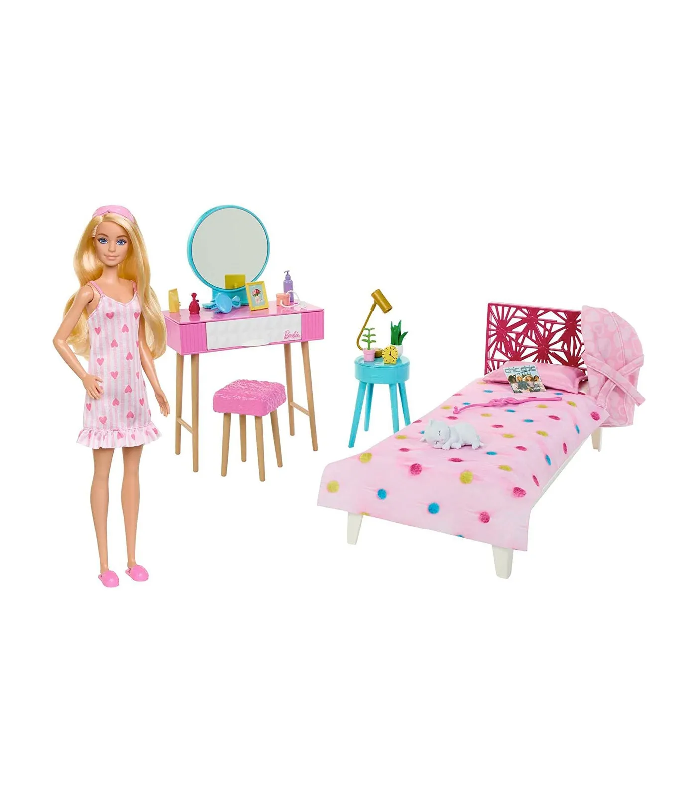 Fab Barbie Doll & Bedroom Playset