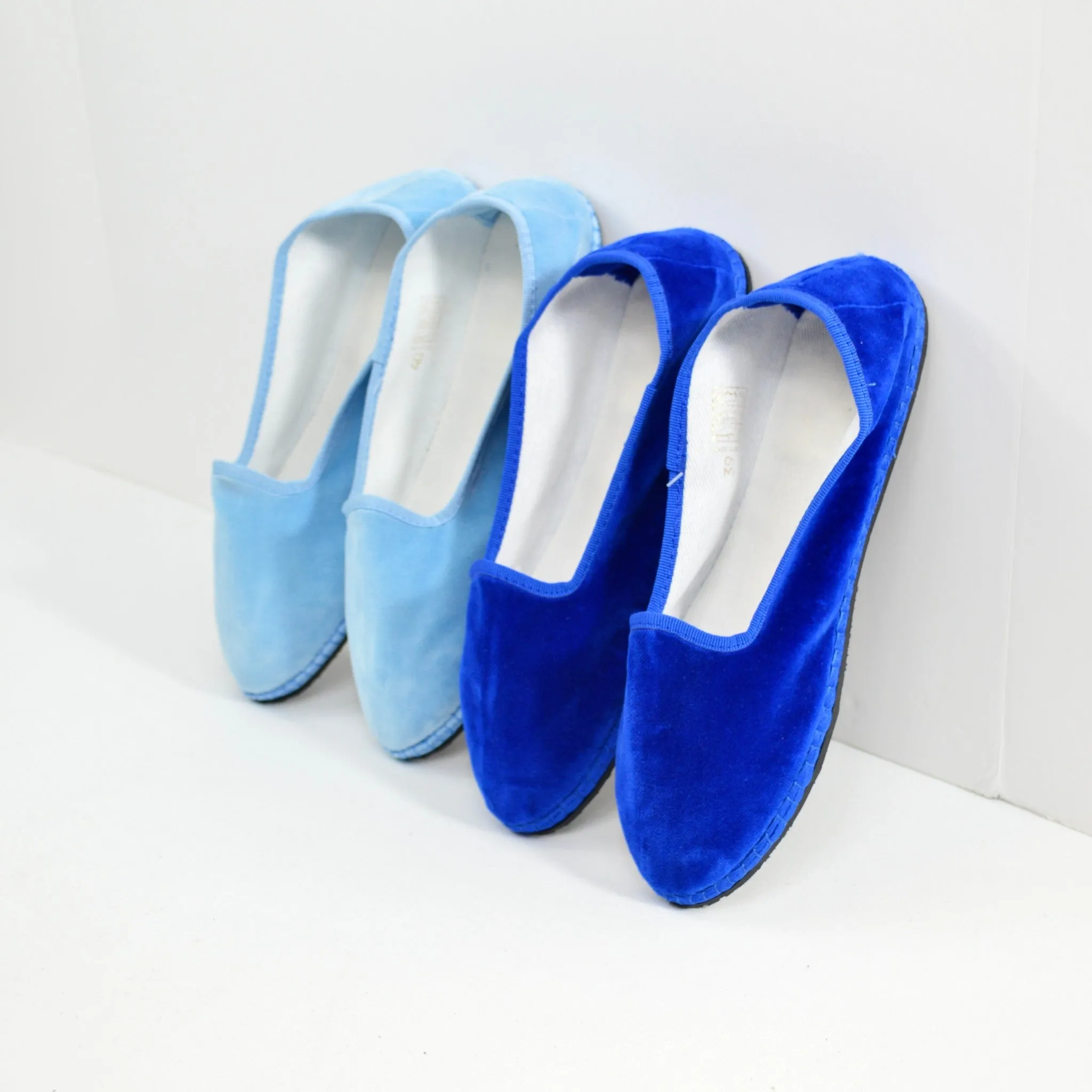 Friulane Velvet Slipper Shoes, Unisex, Made in Italy