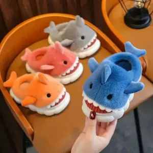 Furry Shark Slippers