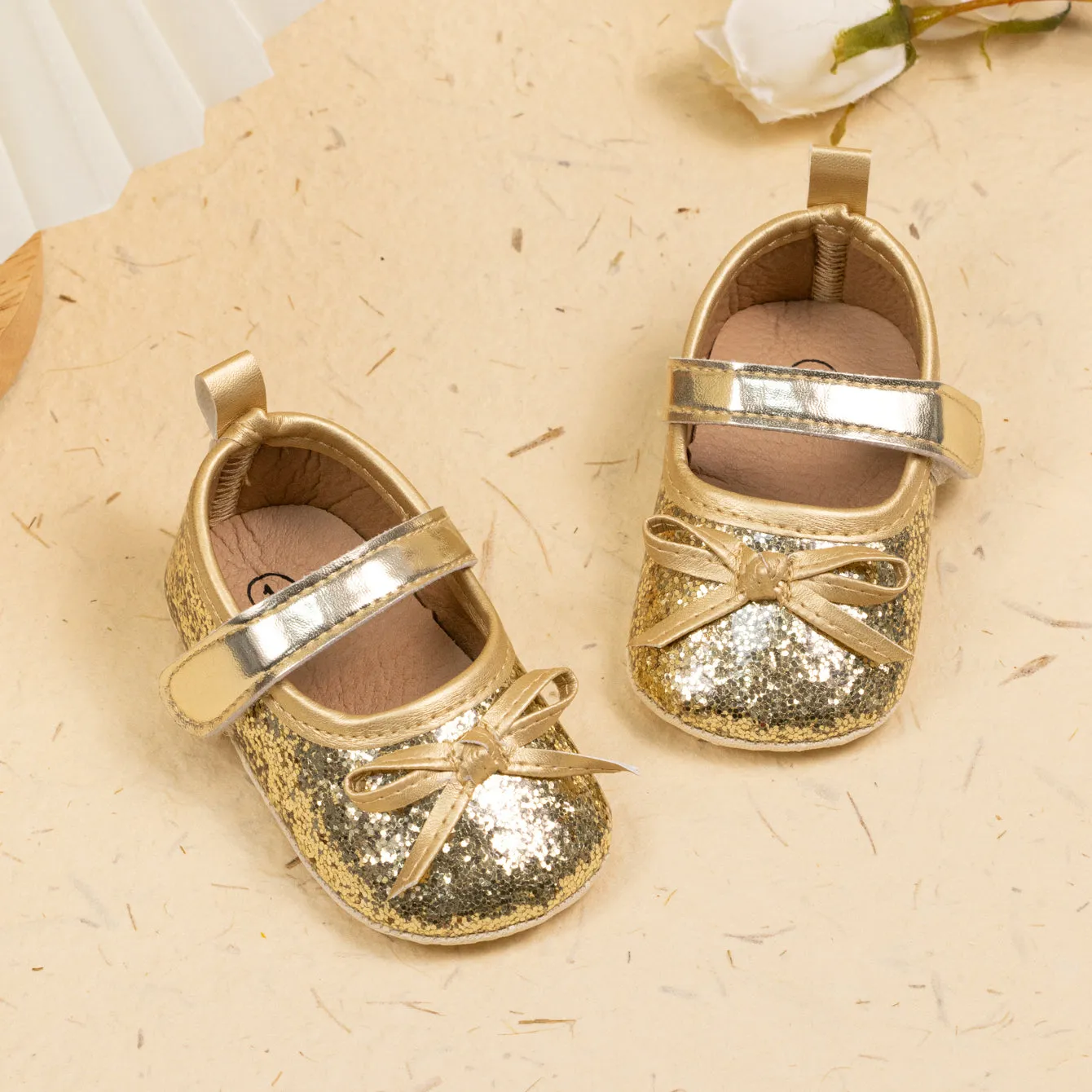 Golden Glitter Fairy Slippers