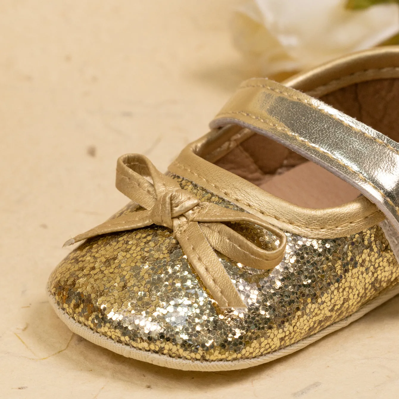 Golden Glitter Fairy Slippers