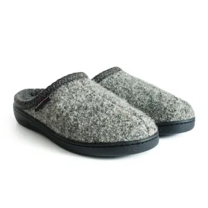 Haflinger AT Hardsole Slipper (Unisex) - Grey Speckle