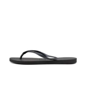 Havaianas Women&#39;s Beach 4000030-009 Slim Black Slippers