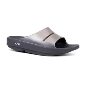 Oofos Luxe Latte Comfort Slides