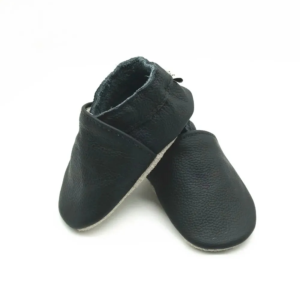 Leather Slipper Booties for Toddlers