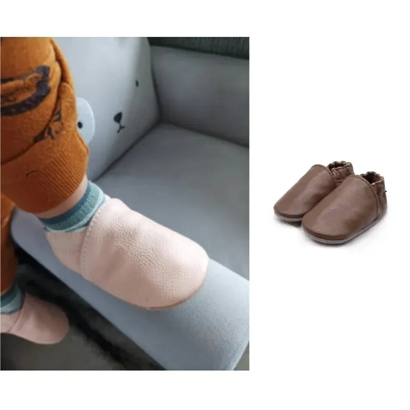 Leather Slipper Booties for Toddlers