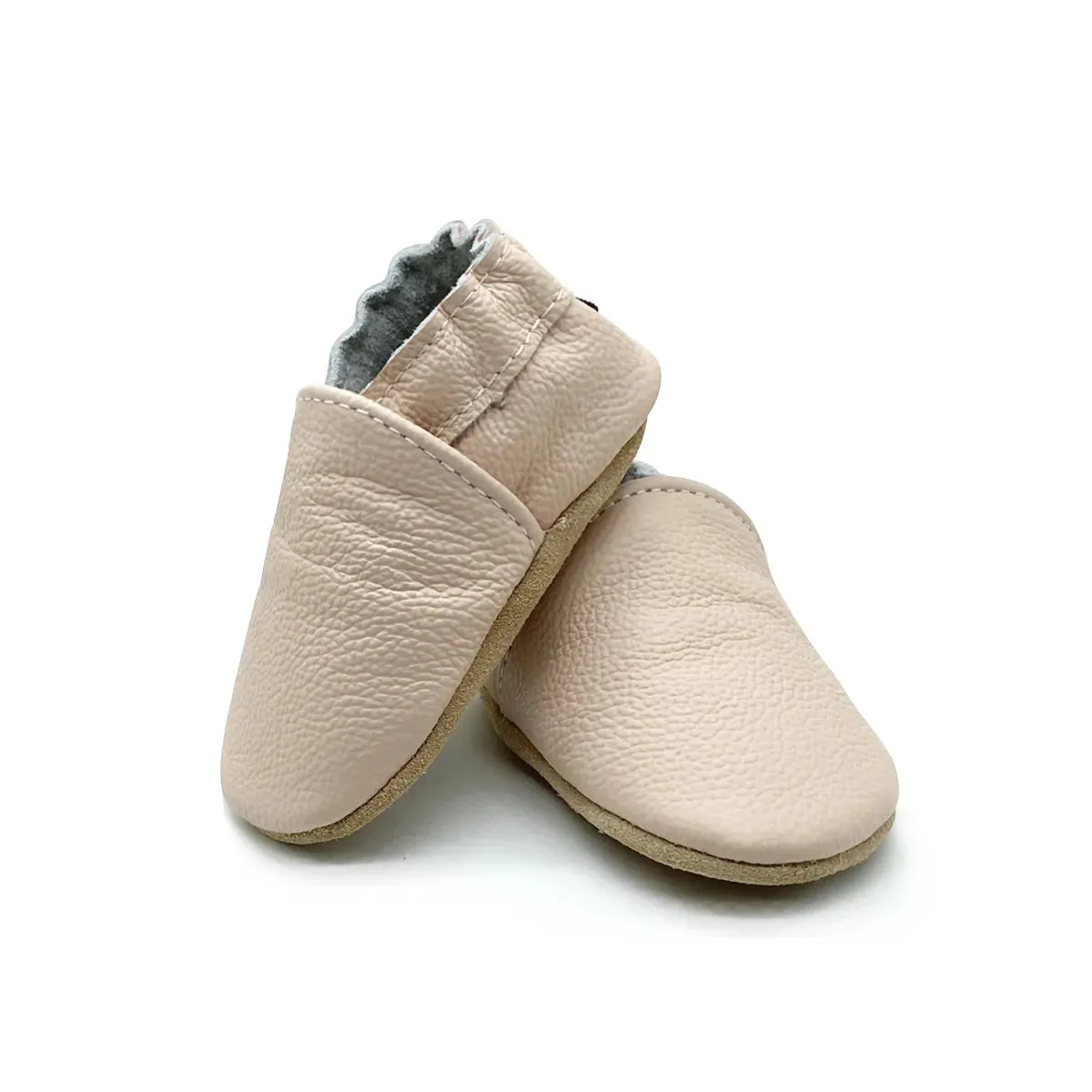 Leather Slipper Booties for Toddlers