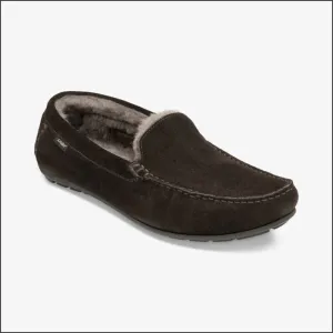 Loake Guards Dark Brown Suede Slippers--