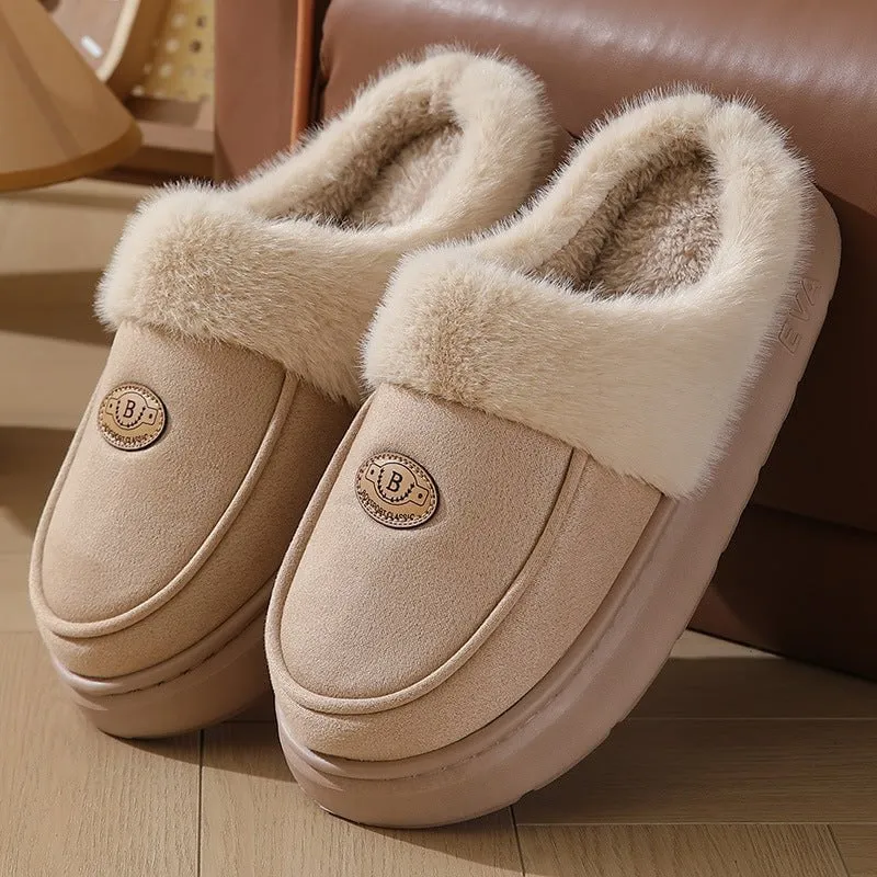 LovelyRLovely Men's Winter Plush Slippers