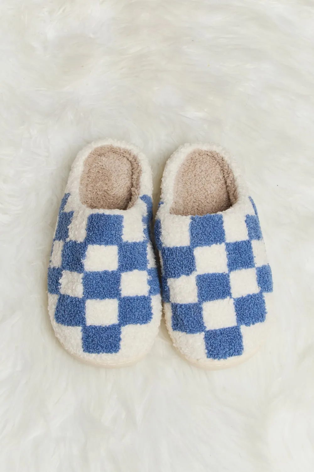 Melody Checkered Print Slippers