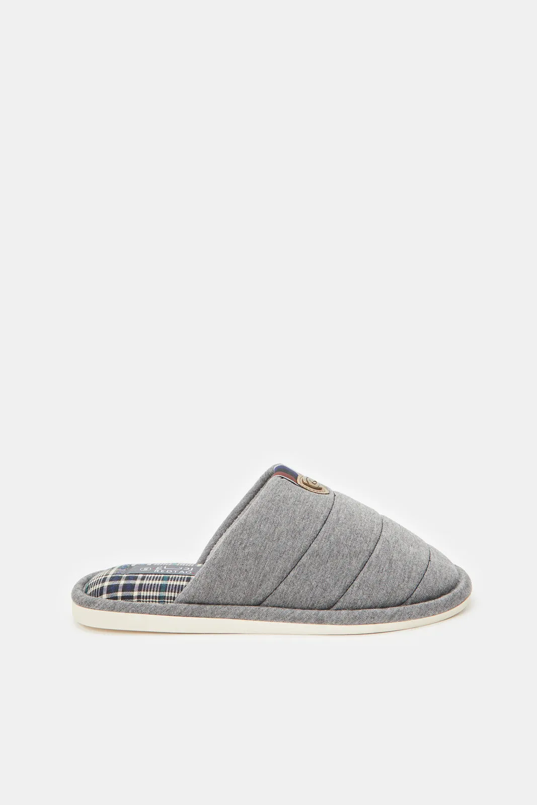 Men Blue Mule Slippers