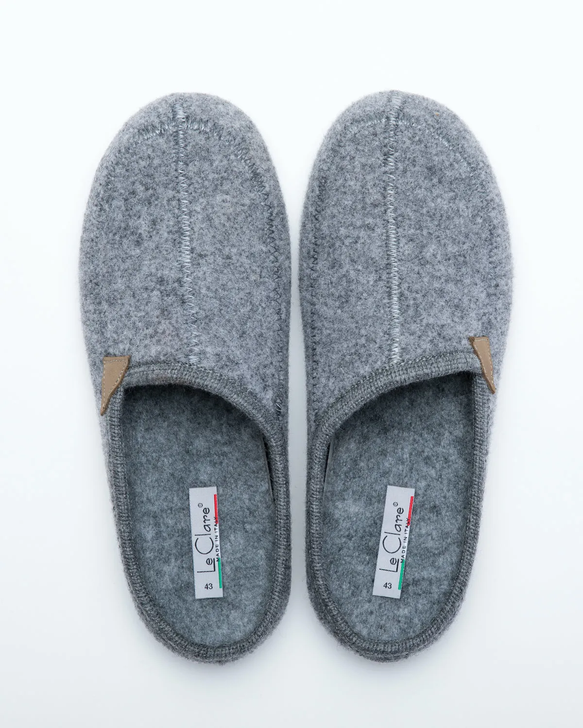 Men's Casies Wool Mule Slipper Grey