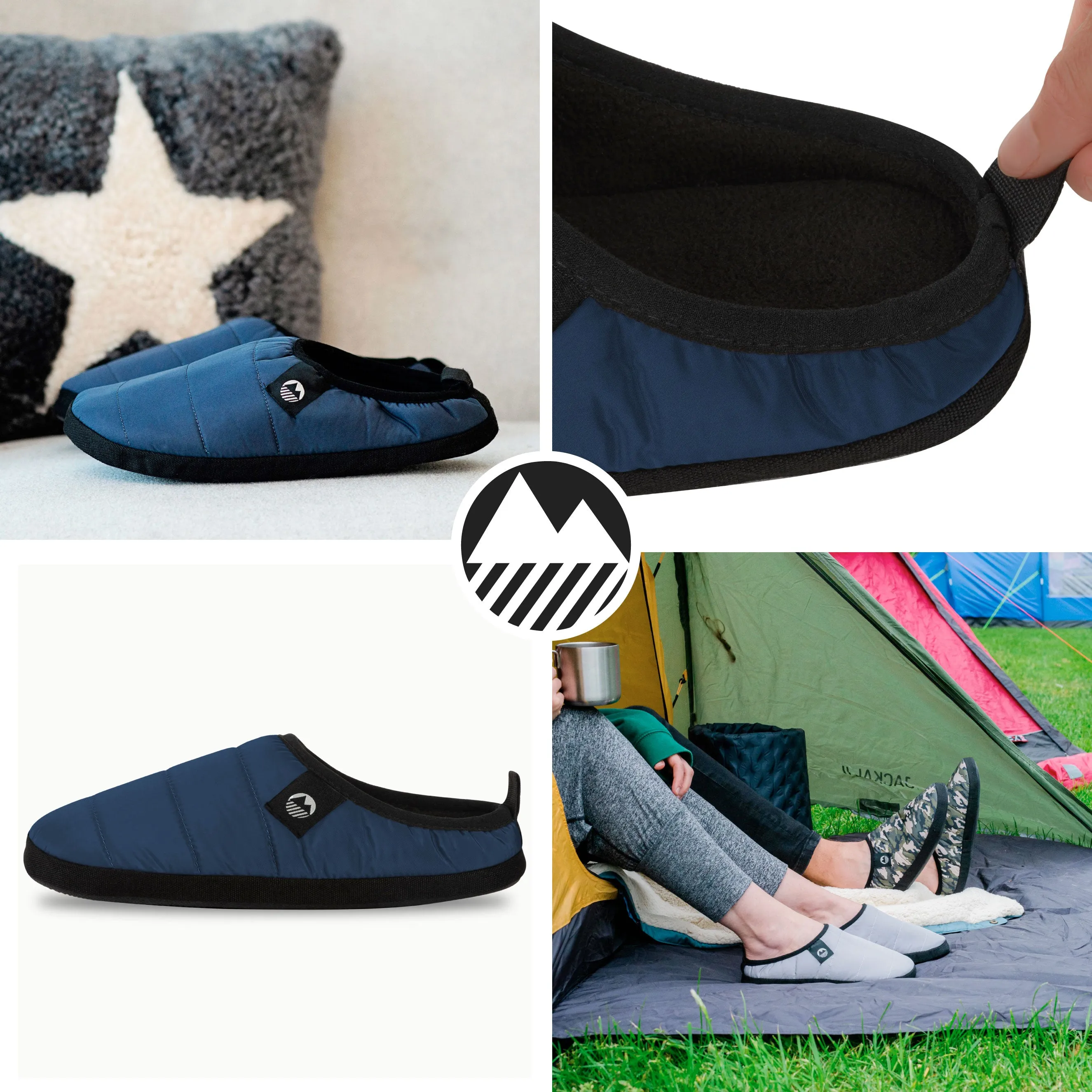 Men's Wolfa Ultra Warm Tent Slippers