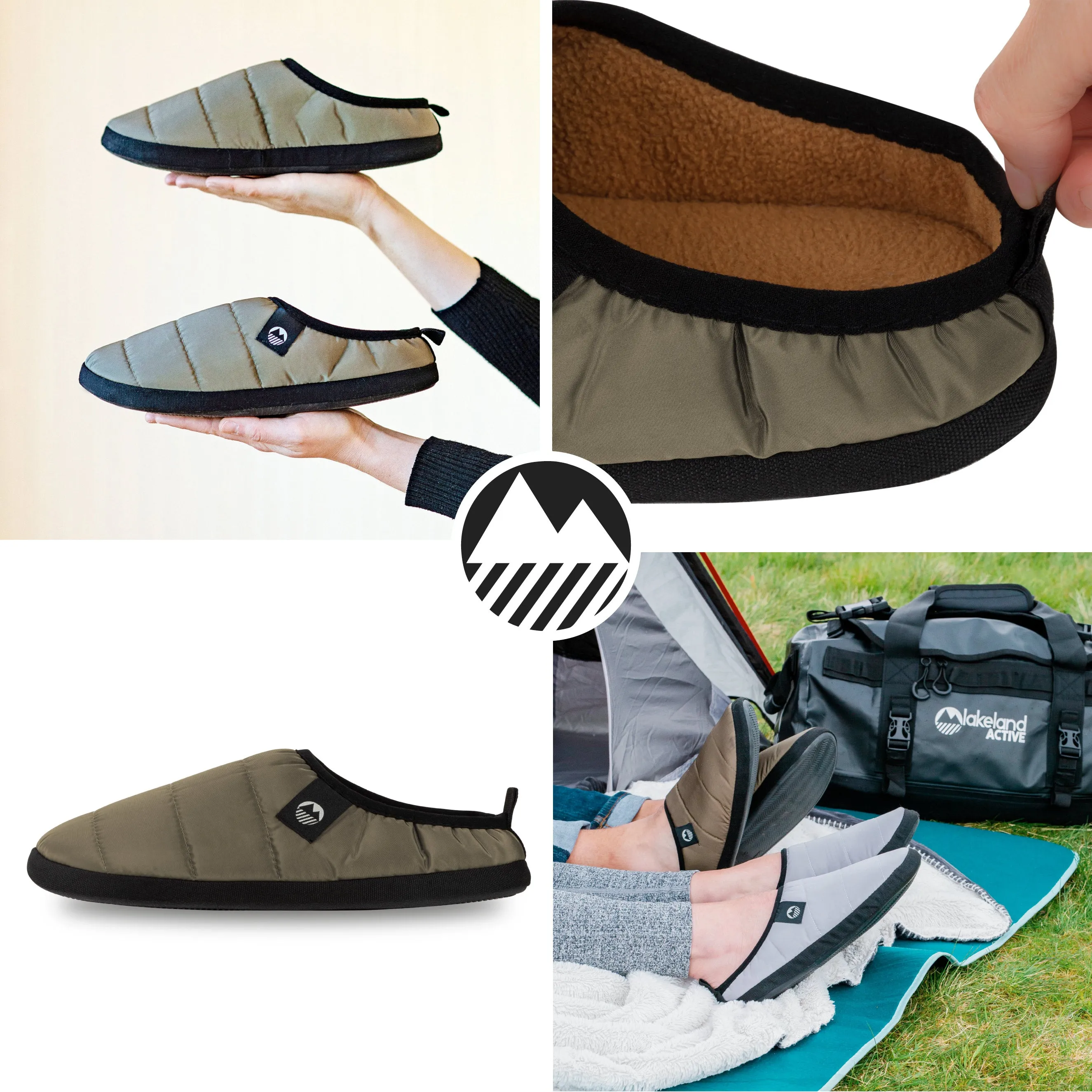 Men's Wolfa Ultra Warm Tent Slippers