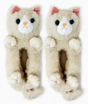 Molly The Kitty Plush Non-Slip Slippers Small 5-6