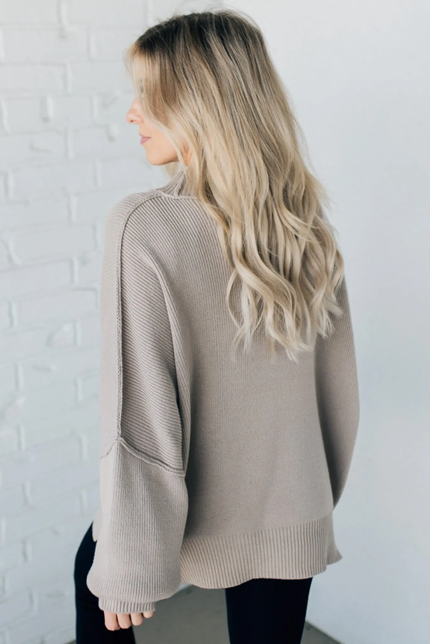 Oversized Crew Neck Sweater