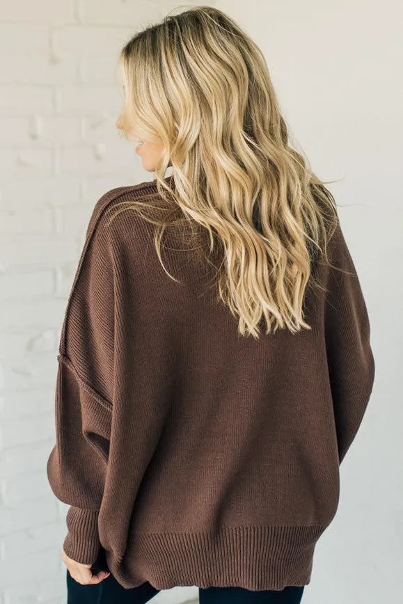 Oversized Crew Neck Sweater