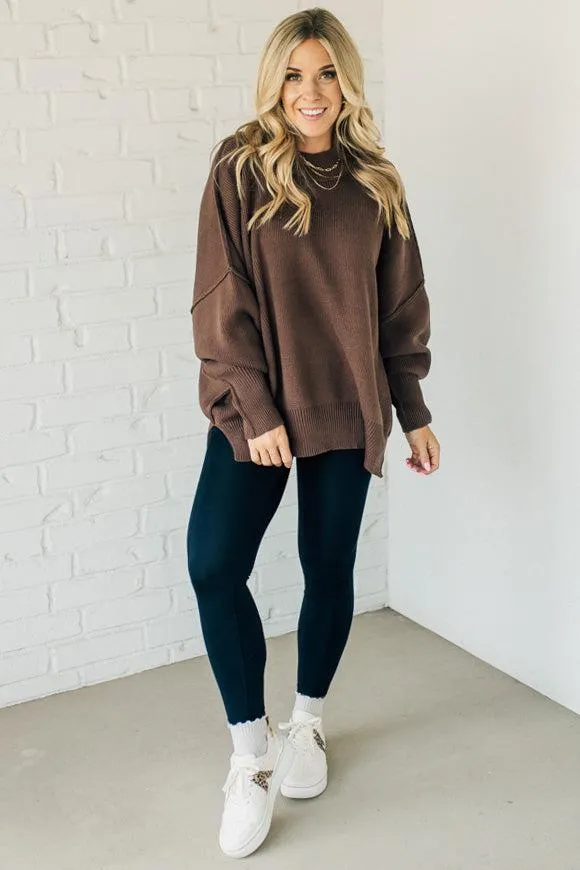 Oversized Crew Neck Sweater