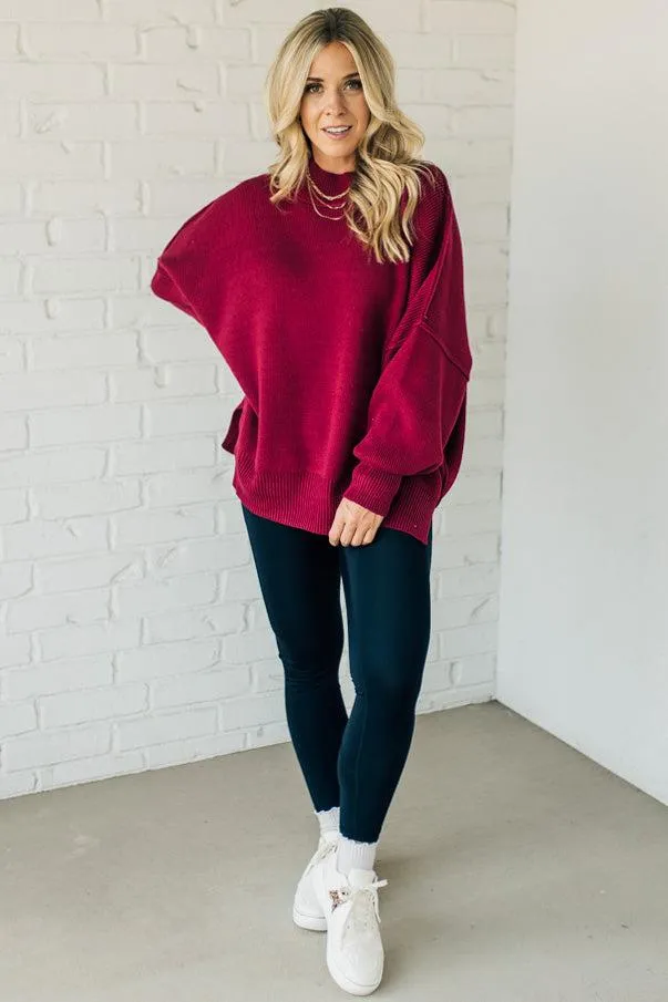 Oversized Crew Neck Sweater