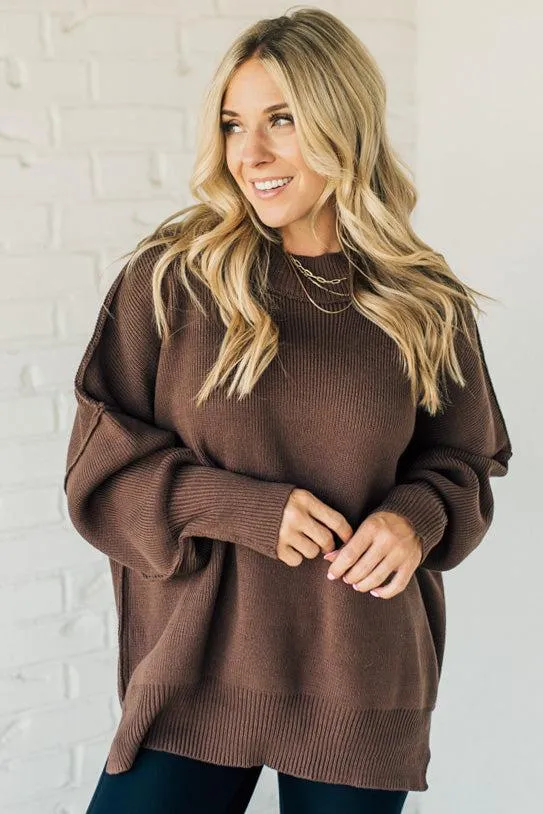 Oversized Crew Neck Sweater