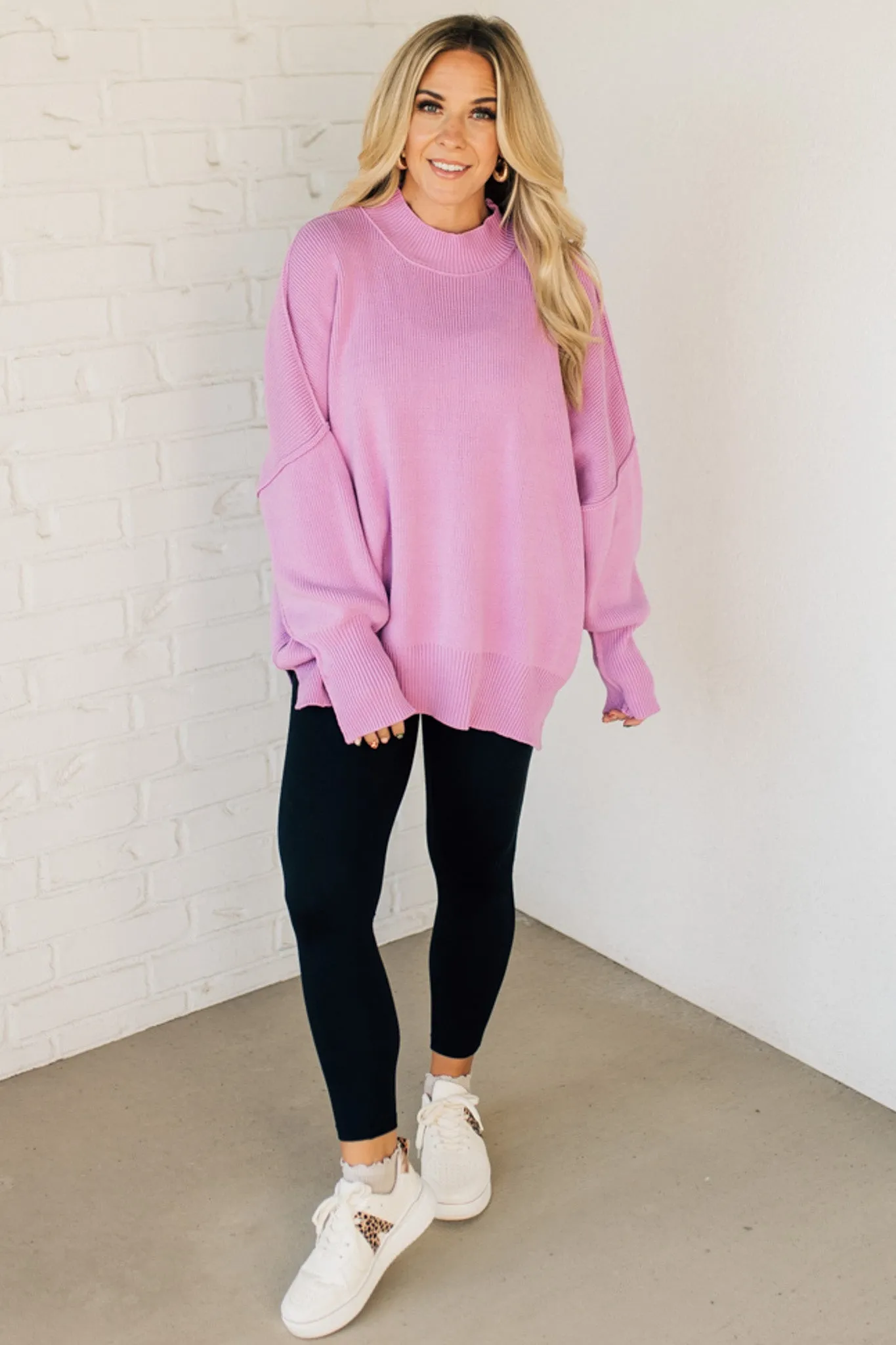 Oversized Crew Neck Sweater