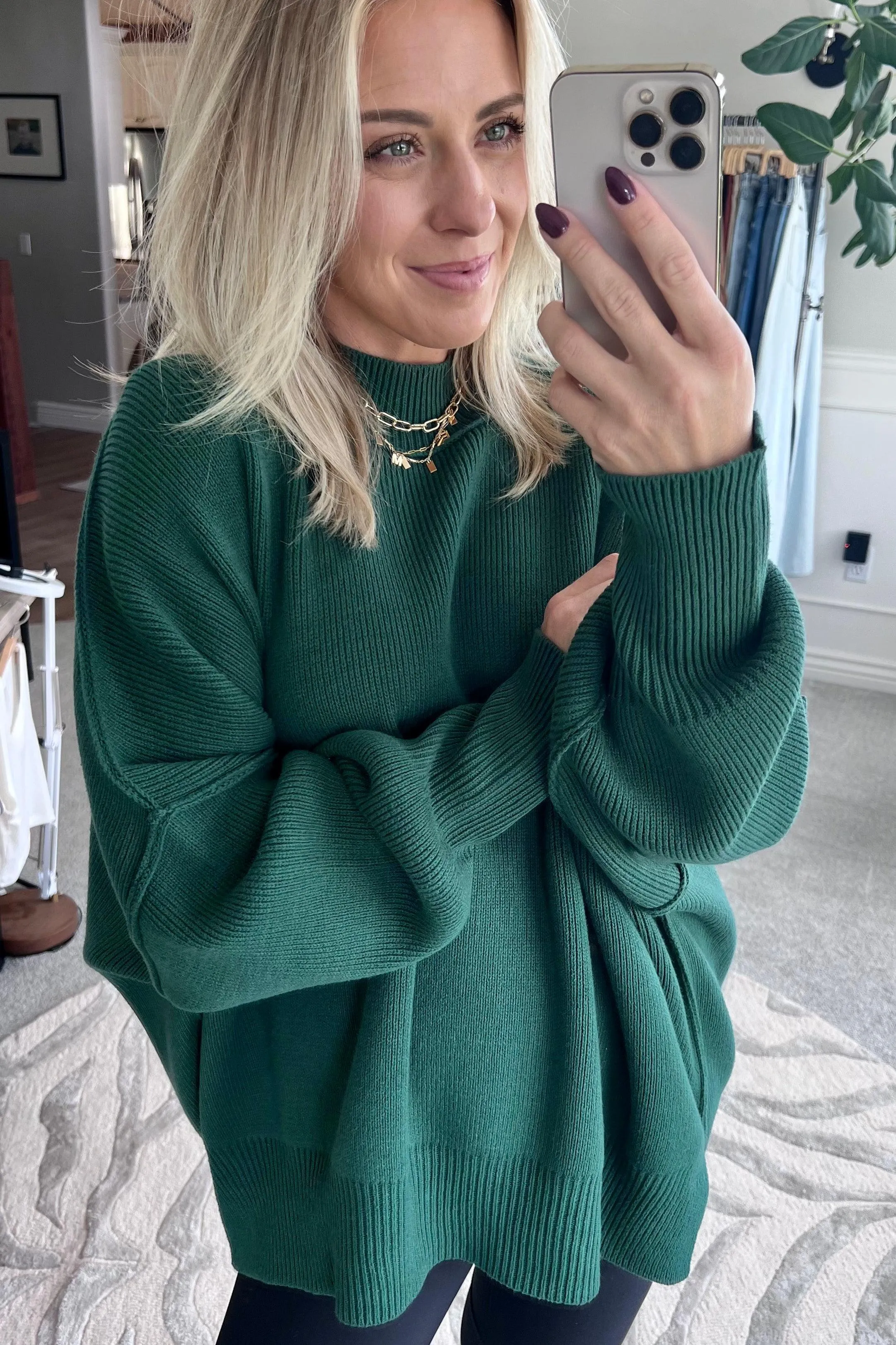 Oversized Crew Neck Sweater