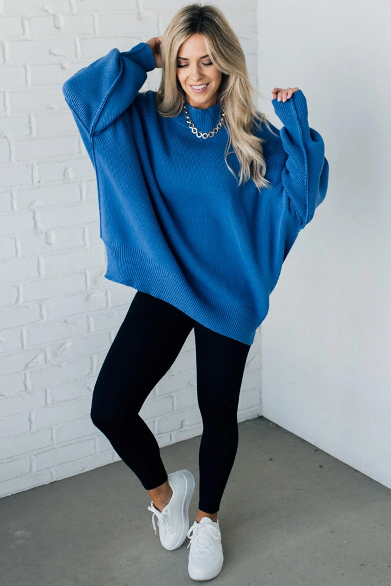 Oversized Crew Neck Sweater