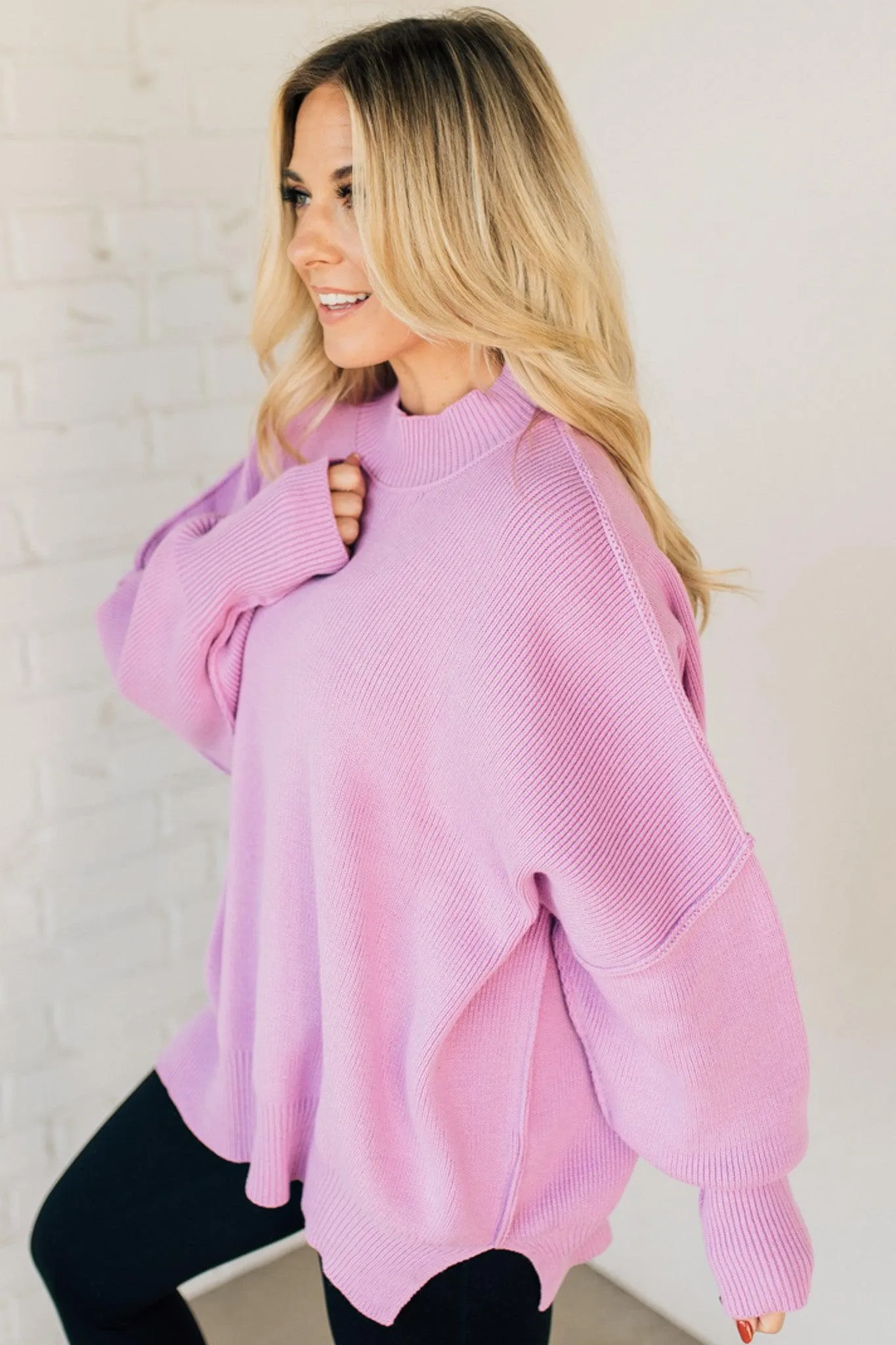 Oversized Crew Neck Sweater