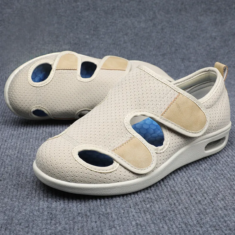 Owlkay Plus Size Wide Diabetic Shoes For Swollen Feet Width Shoes-NW017-2