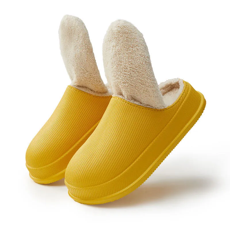 Owlkay Waterproof Warm Non-slip Slippers