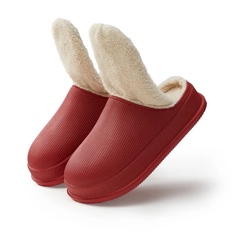 Owlkay Waterproof Warm Non-slip Slippers