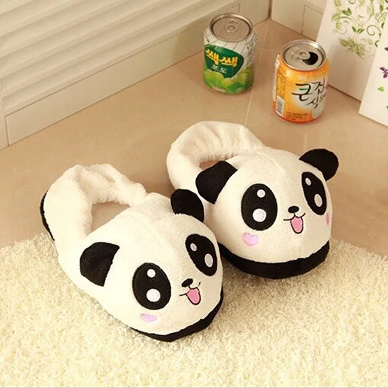 Panda Fluffy Slippers