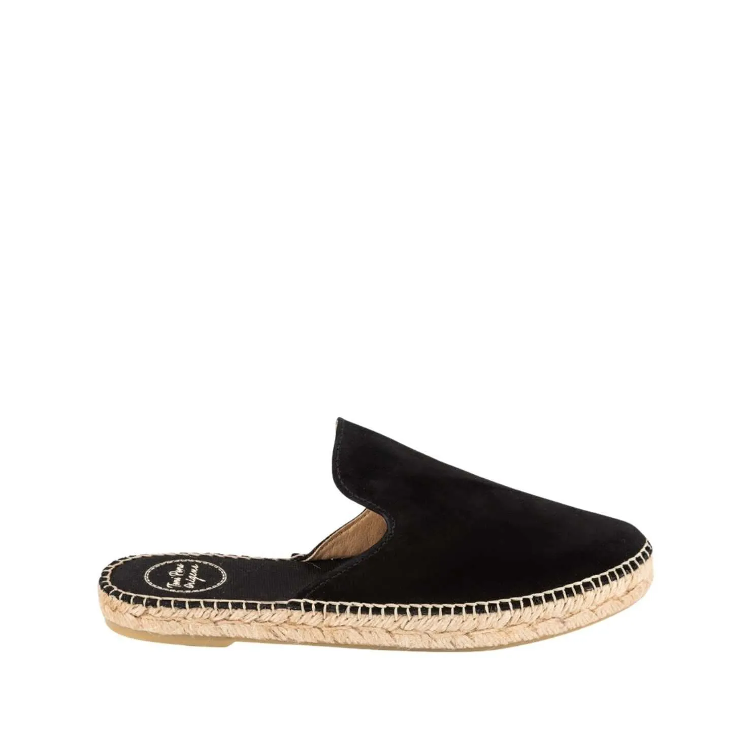 Plain Suede Leather Wedge Espadrille for Women - Ona-A