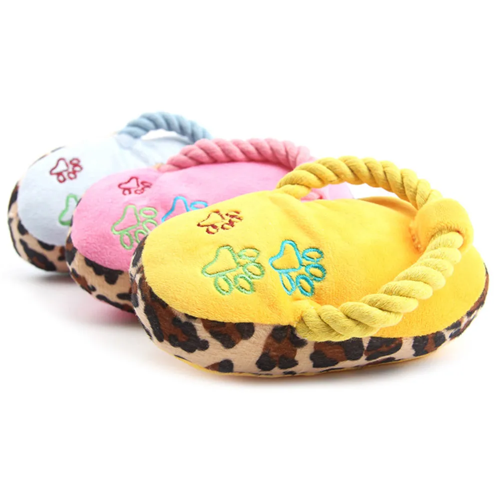 Plush Dog Toys - Slippers Shape