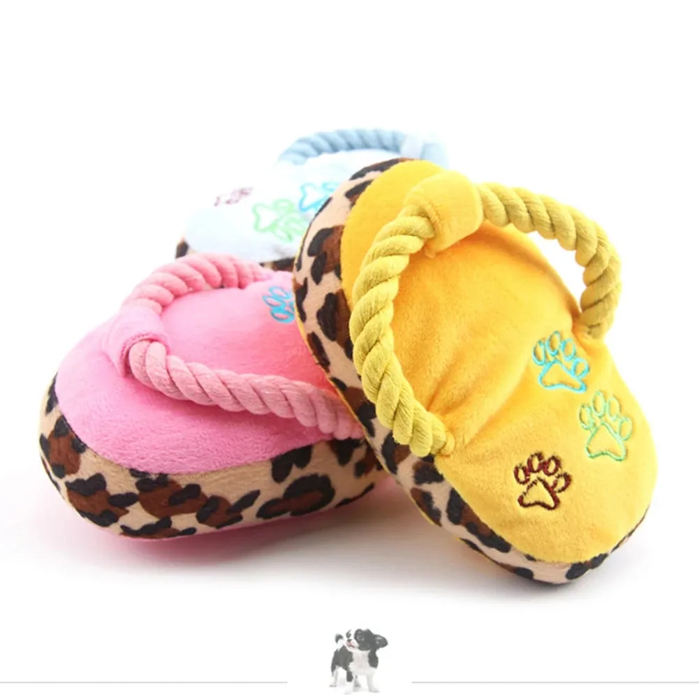 Plush Dog Toys - Slippers Shape