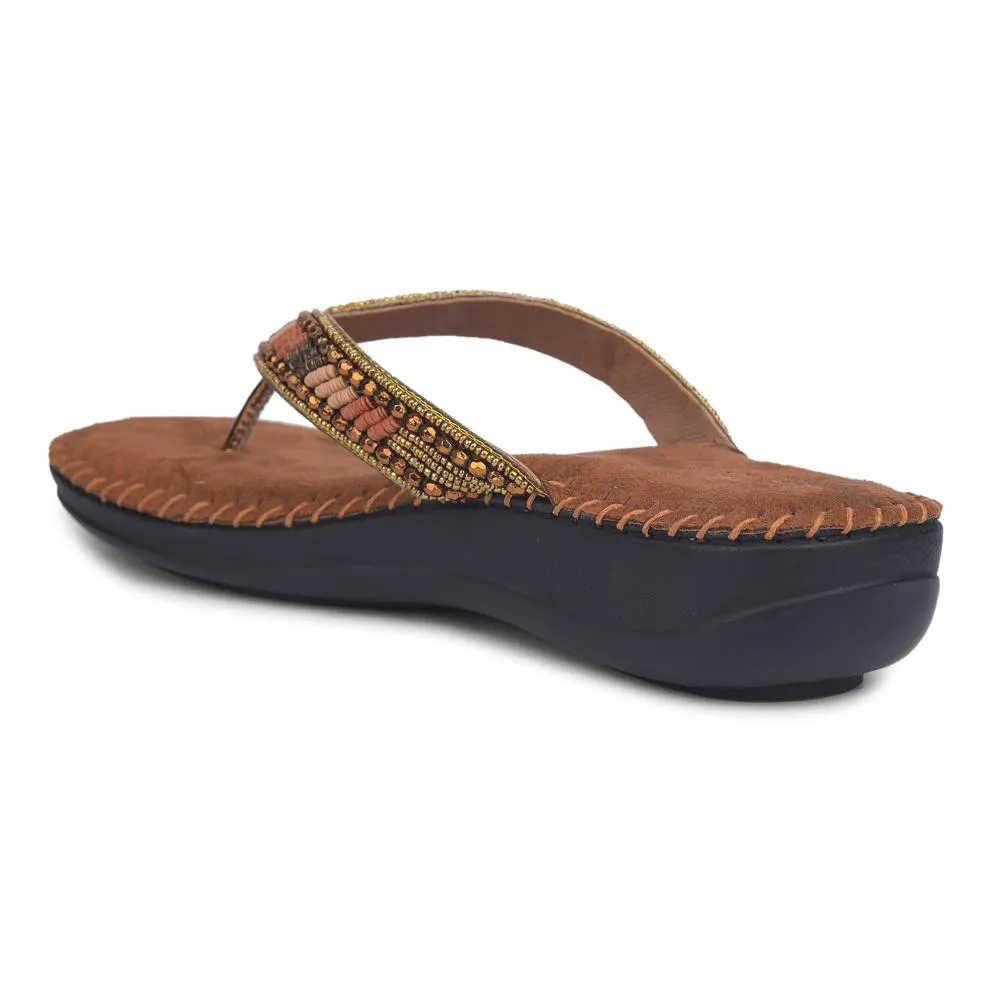 Senorita By Liberty Women STY-39 Brown Ethnic Sandal