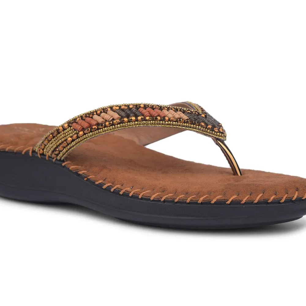 Senorita By Liberty Women STY-39 Brown Ethnic Sandal